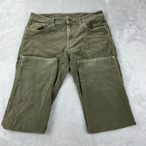 Patagonia Men's Green Corduroy Pants 36x31 - Picture 9 of 11